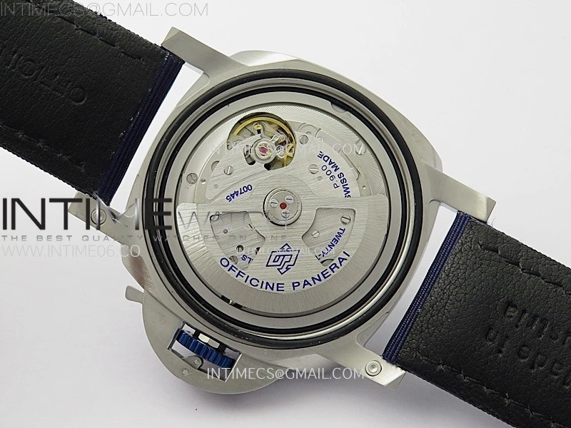 PAM1289 Y TTF Best Edition Blue Dial on Blue Leather Strap P.900 Clone